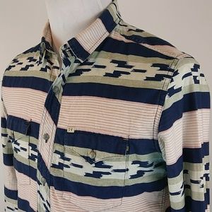 Salt Valley Western Shirt Mens M Long Sleeve